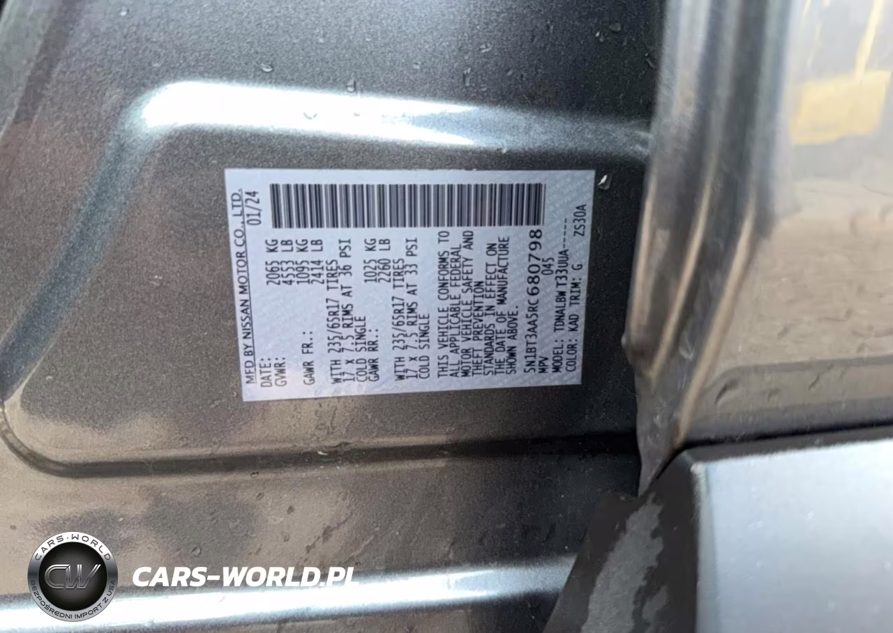 2024 Nissan Rogue S VIN:5N1BT3AA5RC680798 - 10
