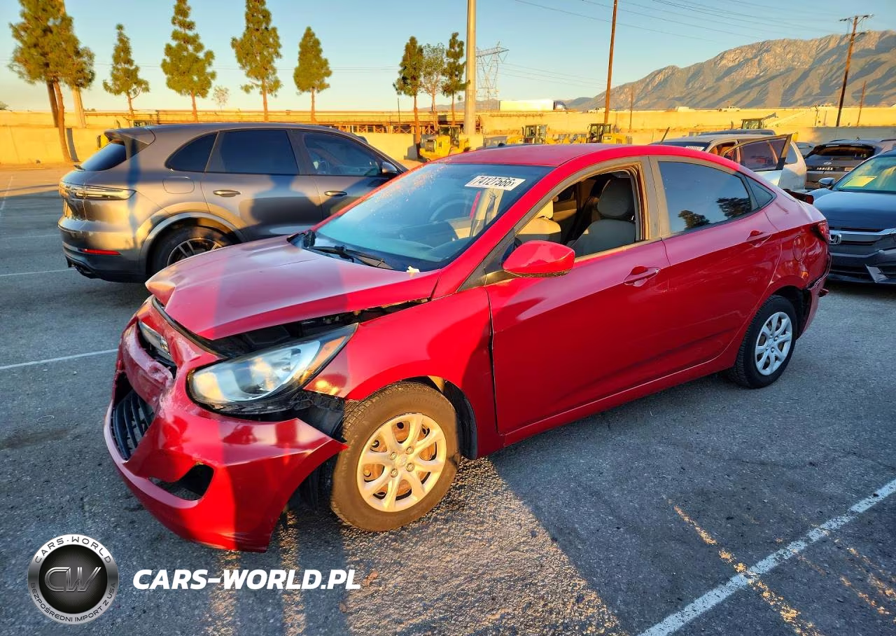 2014 Hyundai Accent Gls VIN:KMHCT4AE5EU743027 - 1