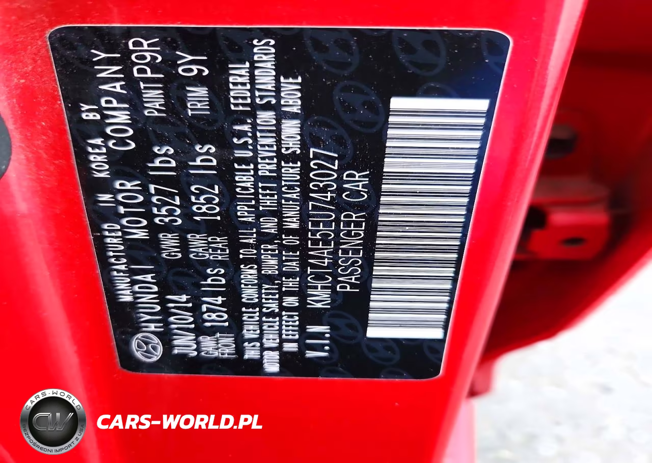 2014 Hyundai Accent Gls VIN:KMHCT4AE5EU743027 - 12