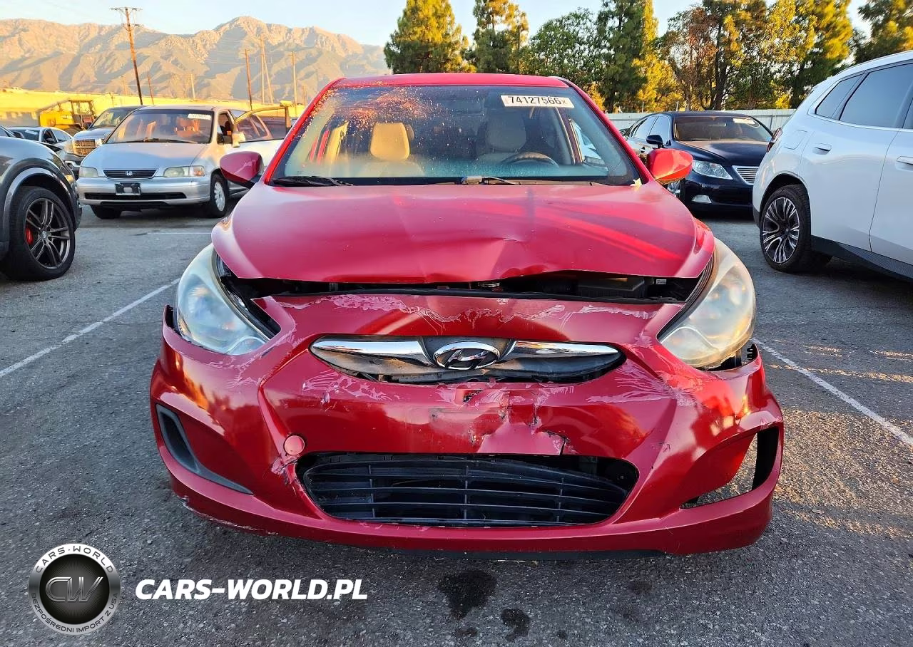 2014 Hyundai Accent Gls VIN:KMHCT4AE5EU743027 - 5