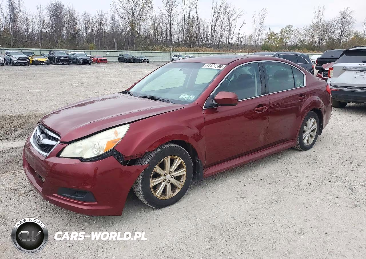 2011 Subaru Legacy 2.5I Premium VIN:4S3BMBG63B3241622 - 1