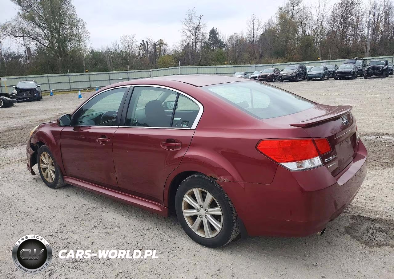 2011 Subaru Legacy 2.5I Premium VIN:4S3BMBG63B3241622 - 2