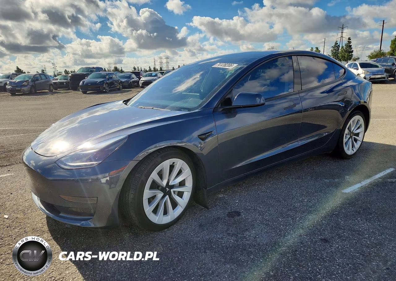 2022 Tesla Model 3 VIN:5YJ3E1EA7NF296231 - 1