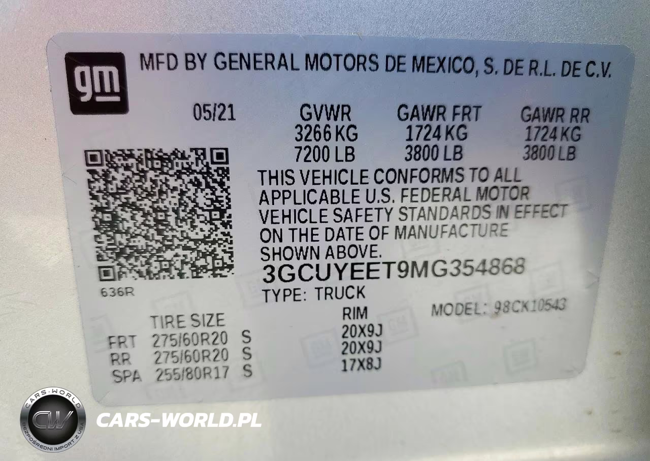 2021 Chevrolet Silverado K1500 Rst VIN:3GCUYEET9MG354868 - 12