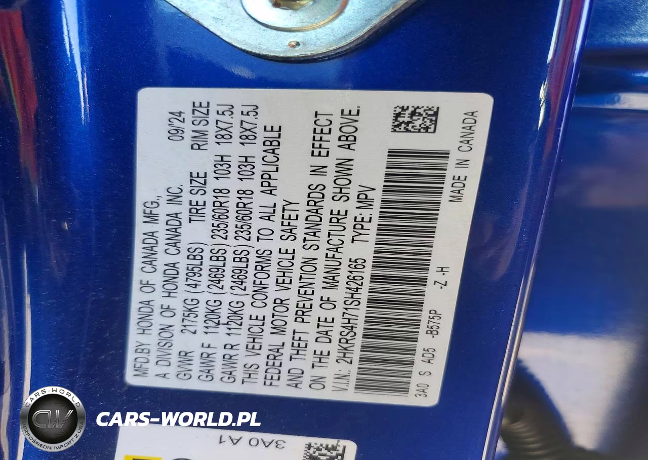2025 Honda Cr-V Exl VIN:2HKRS4H71SH426165 - 13