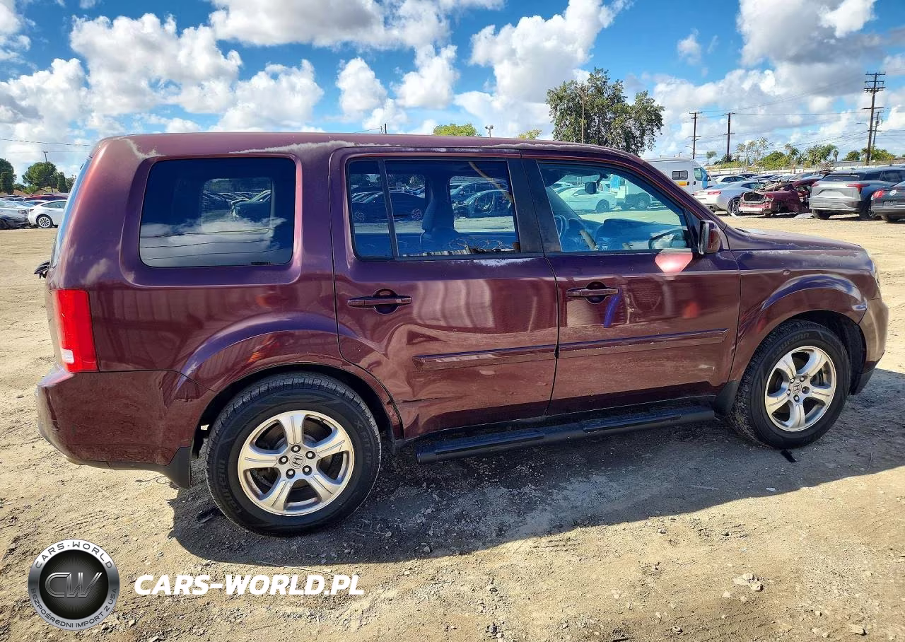 2014 Honda Pilot Exl VIN:5FNYF4H58EB023933 - 3