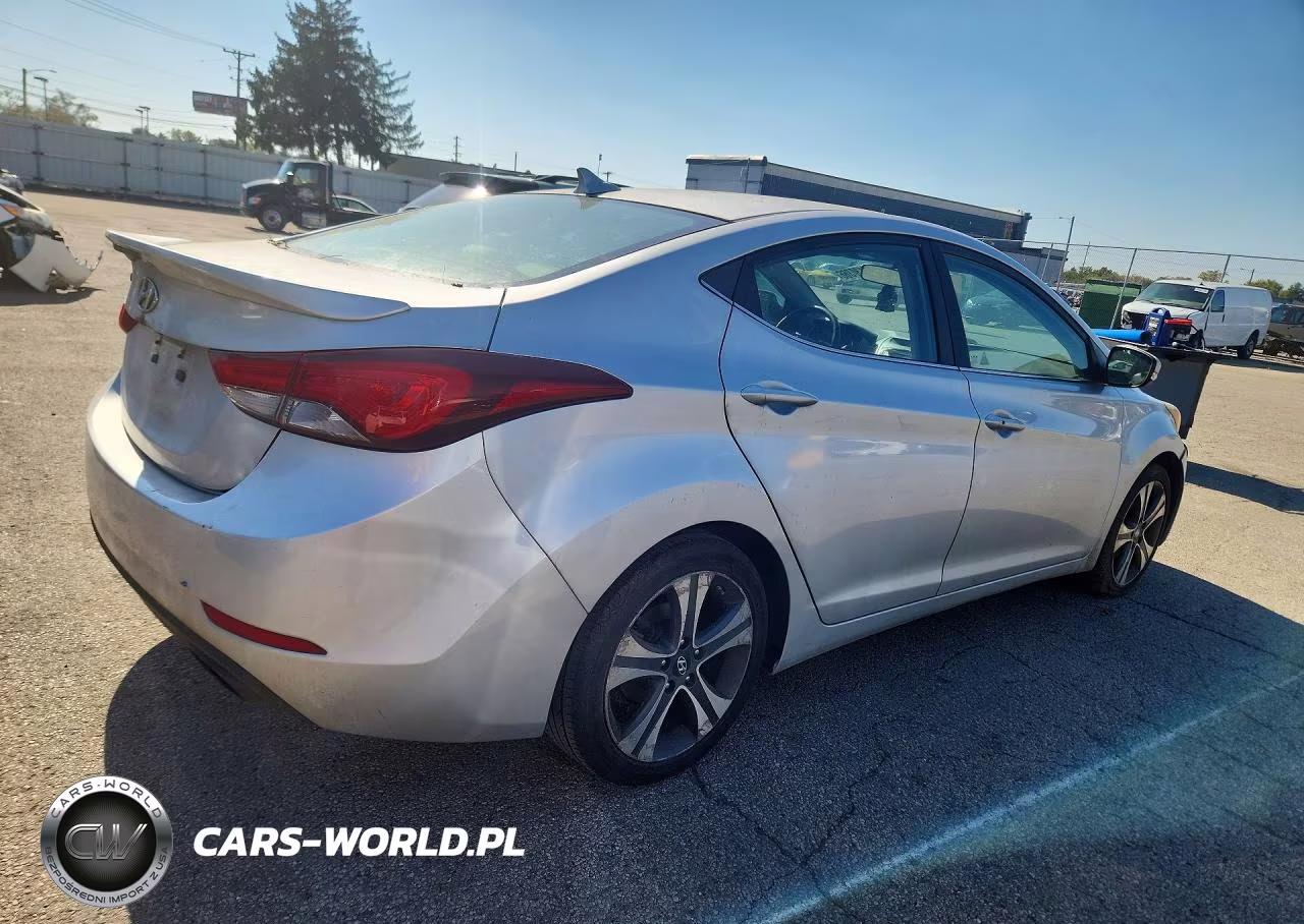 2014 Hyundai Elantra Sport VIN:KMHDH4AH1EU132332 - 3