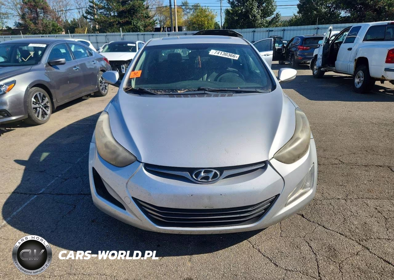 2014 Hyundai Elantra Sport VIN:KMHDH4AH1EU132332 - 5