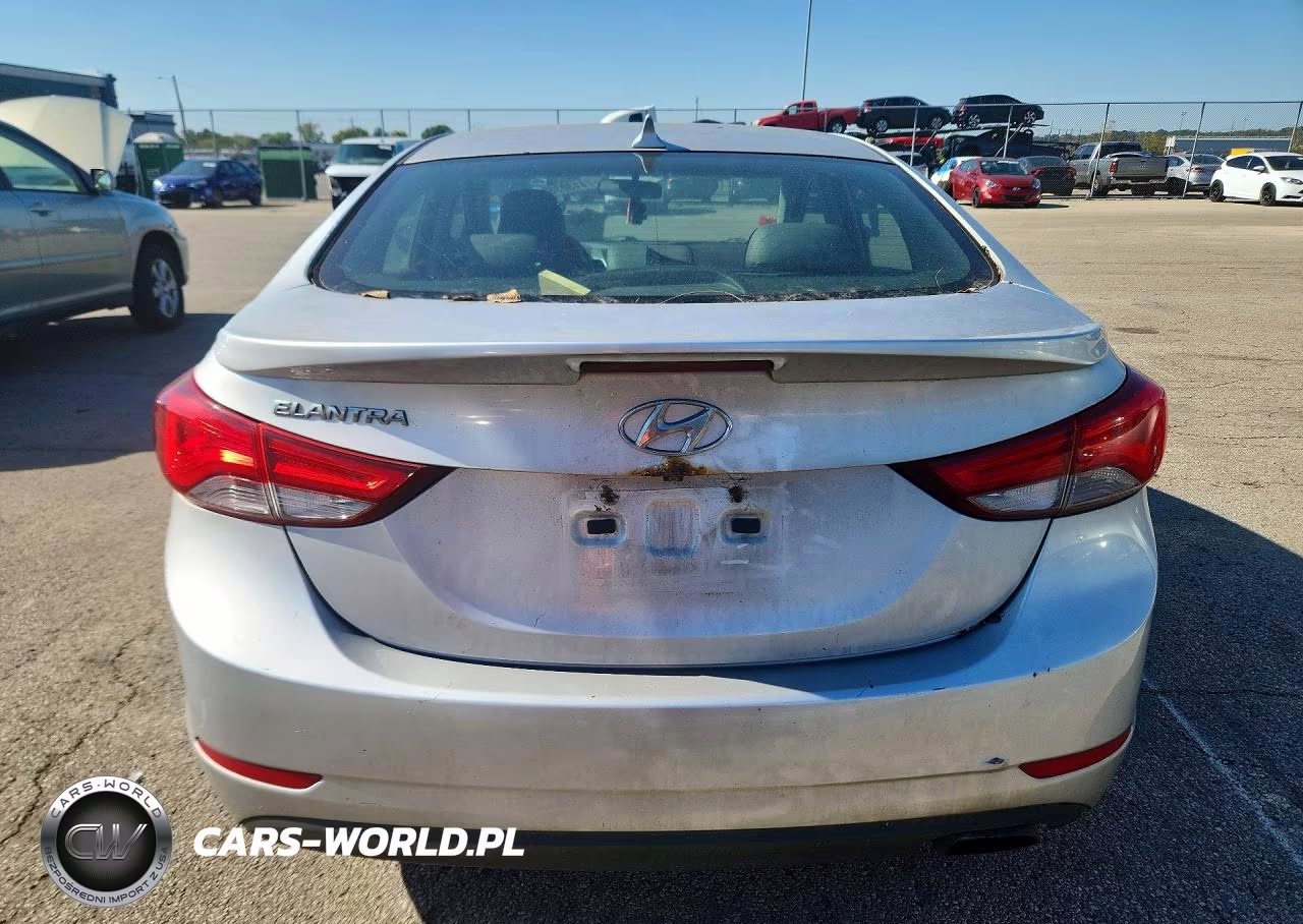 2014 Hyundai Elantra Sport VIN:KMHDH4AH1EU132332 - 6