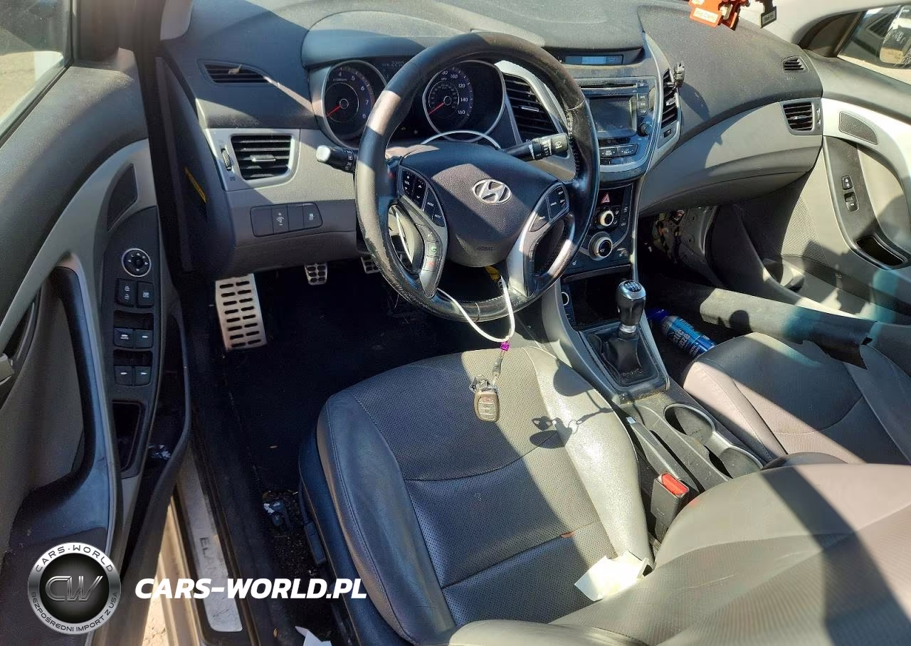 2014 Hyundai Elantra Sport VIN:KMHDH4AH1EU132332 - 8