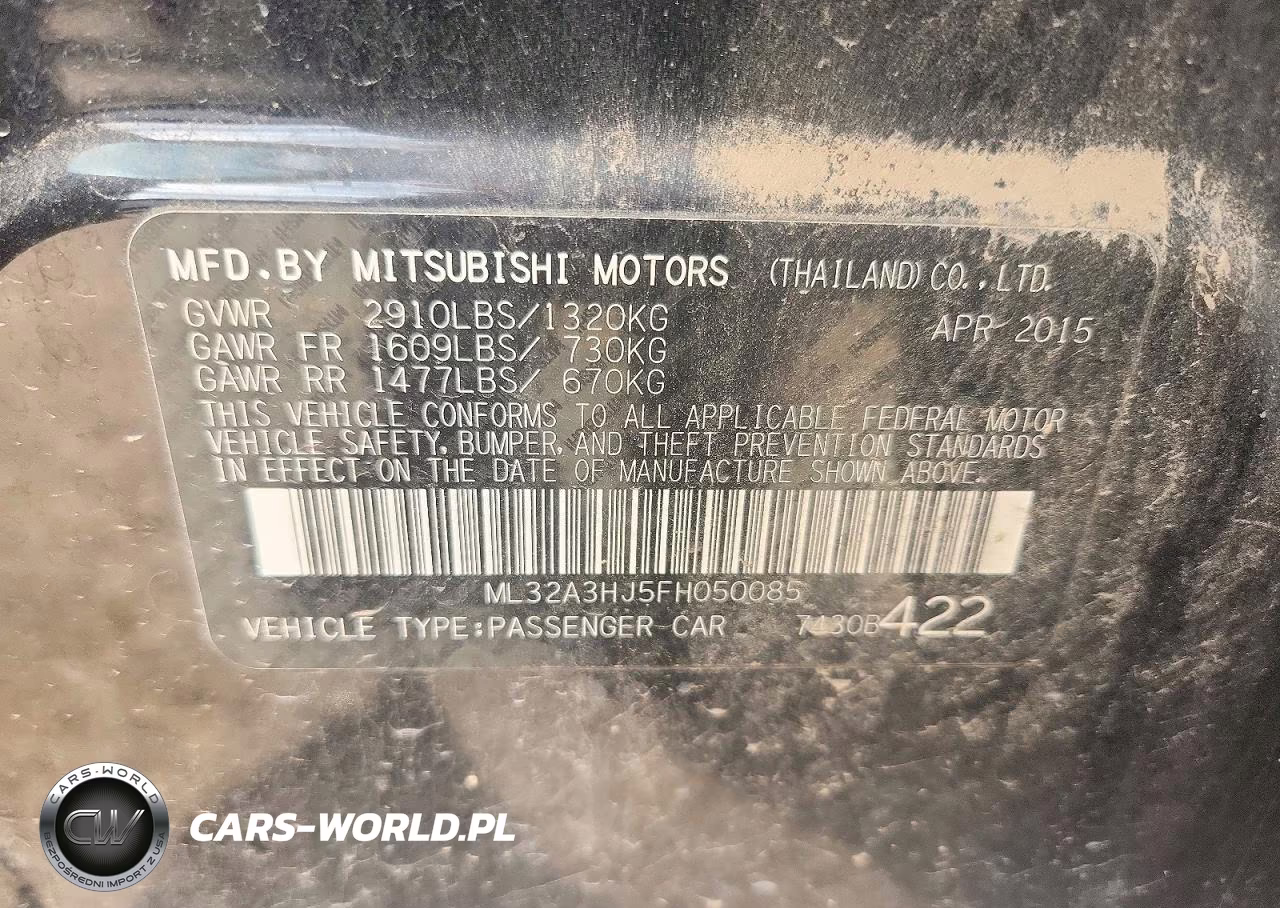 2015 Mitsubishi Mirage De VIN:ML32A3HJ5FH050085 - 12