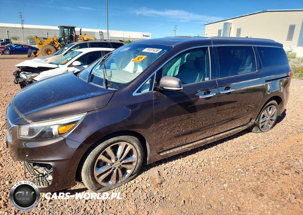 2018 Kia Sedona Sxl VIN:KNDME5C14J6399661 - 1