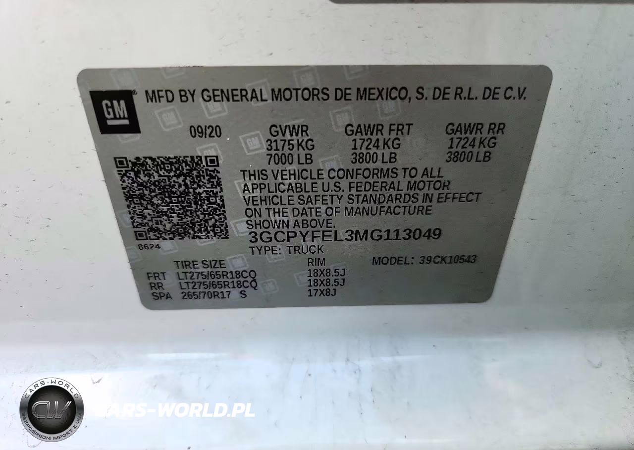 2021 Chevrolet Silverado K1500 Lt Trail Boss VIN:3GCPYFEL3MG113049 - 12