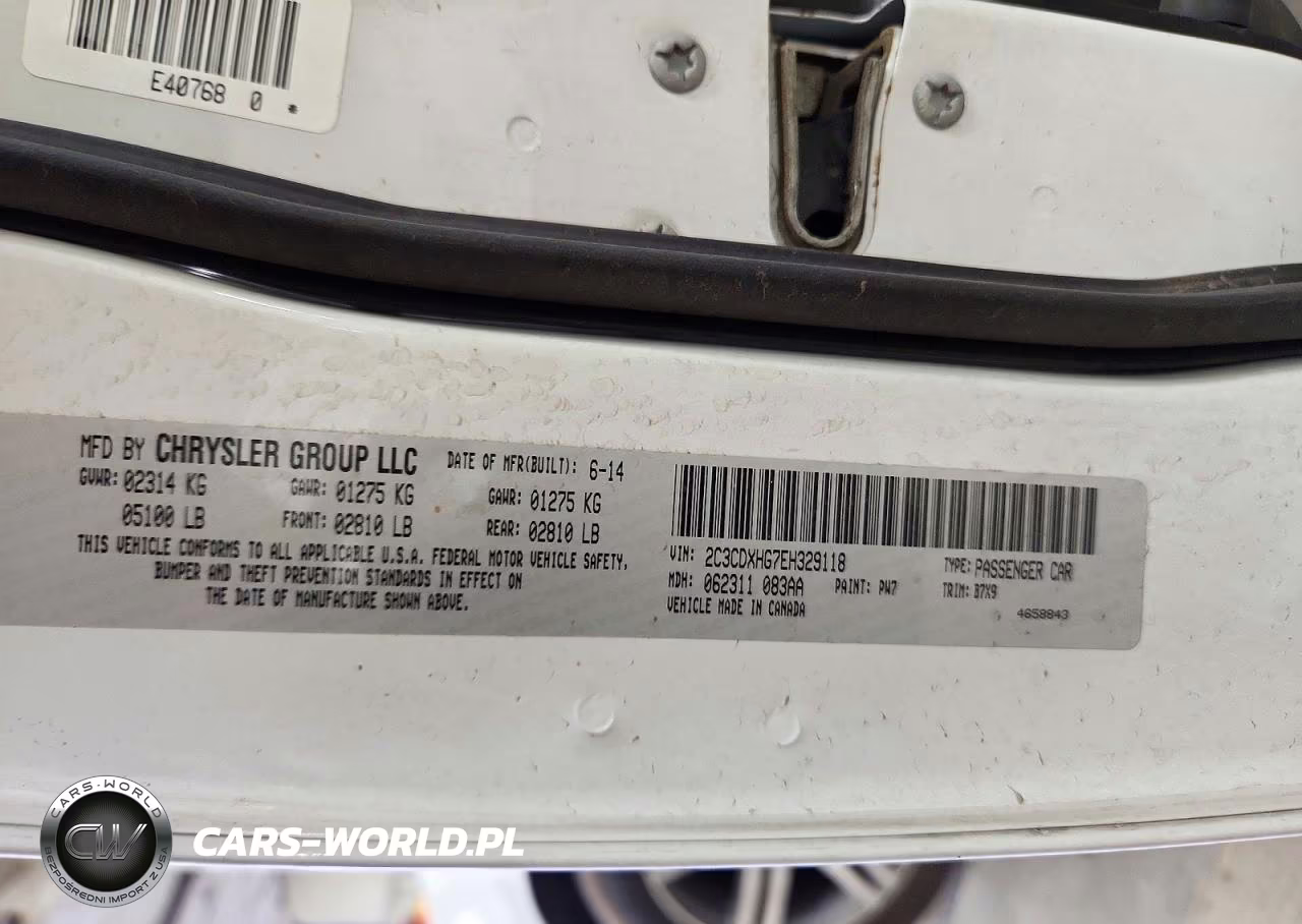 2014 Dodge Charger Sxt VIN:2C3CDXHG7EH329118 - 13