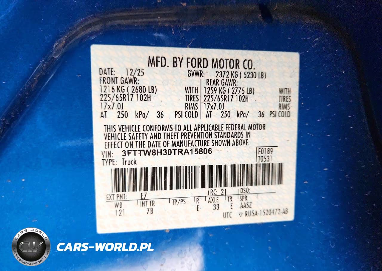 2026 Ford Maverick Xlt VIN:3FTTW8H30TRA15806 - 12