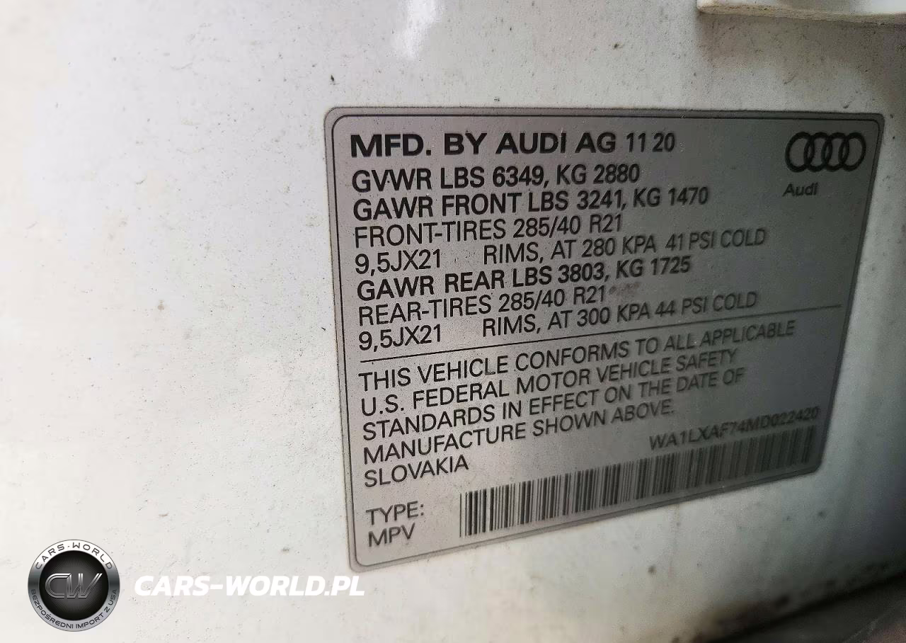2021 Audi Q7 Premium Plus VIN:WA1LXAF74MD022420 - 13