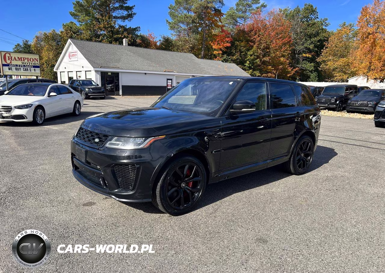 2018 Land Rover Range Rover Sport Svr VIN:SALWZ2SE9JA807772 - 2