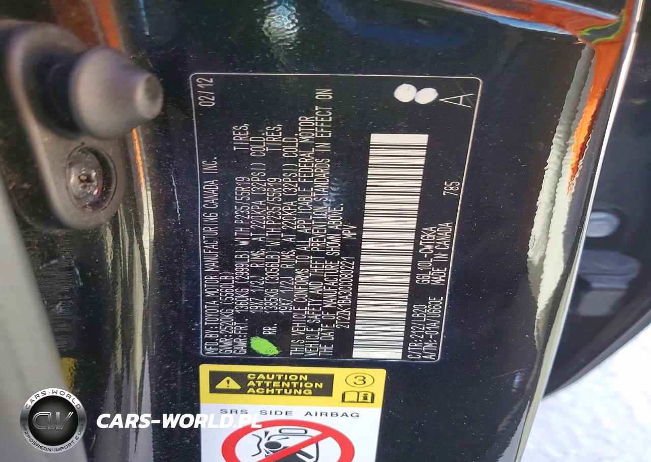 2012 Lexus Rx 350 VIN:2T2ZK1BA3CC080221 - 14
