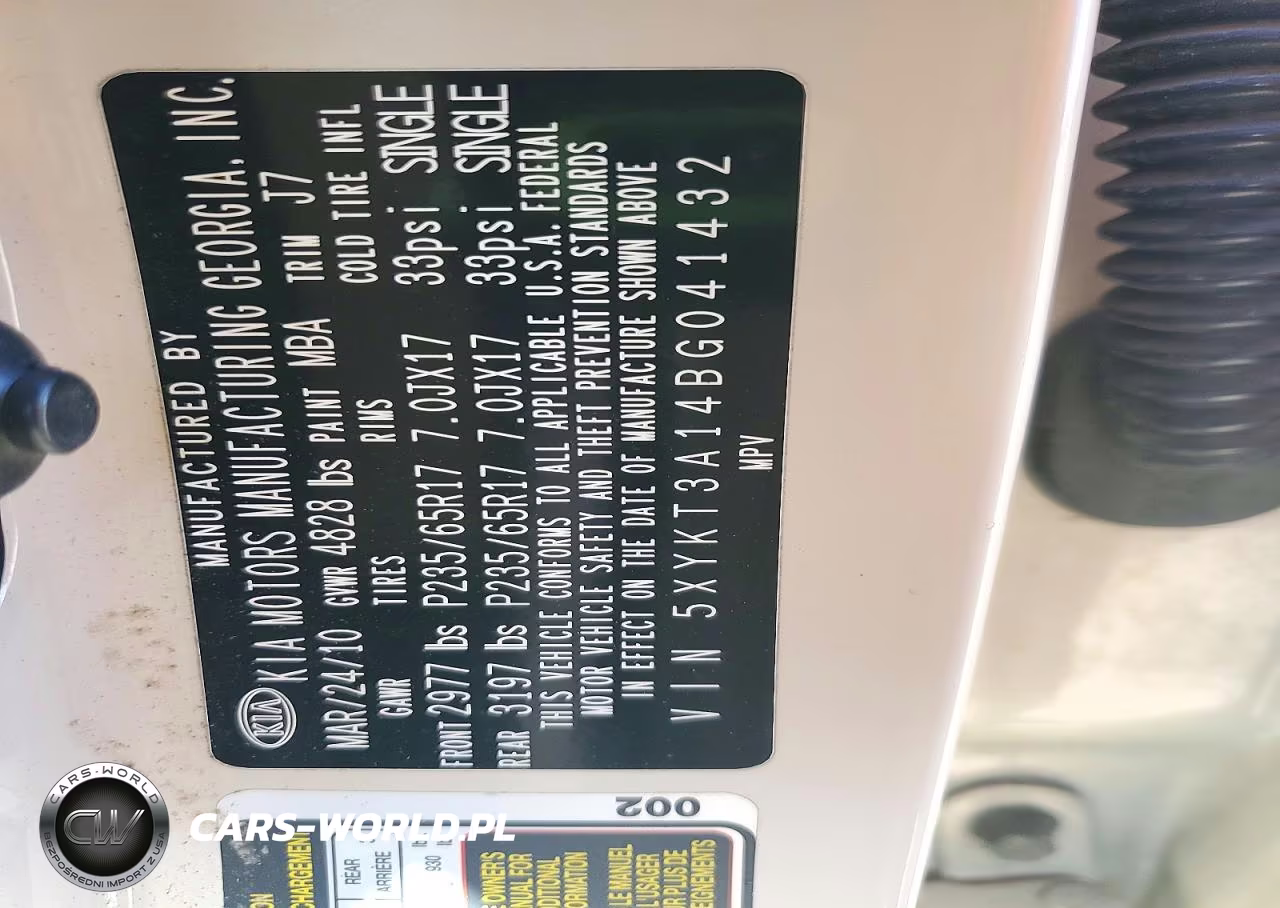 2011 Kia Sorento Lx VIN:5XYKT3A14BG041432 - 13