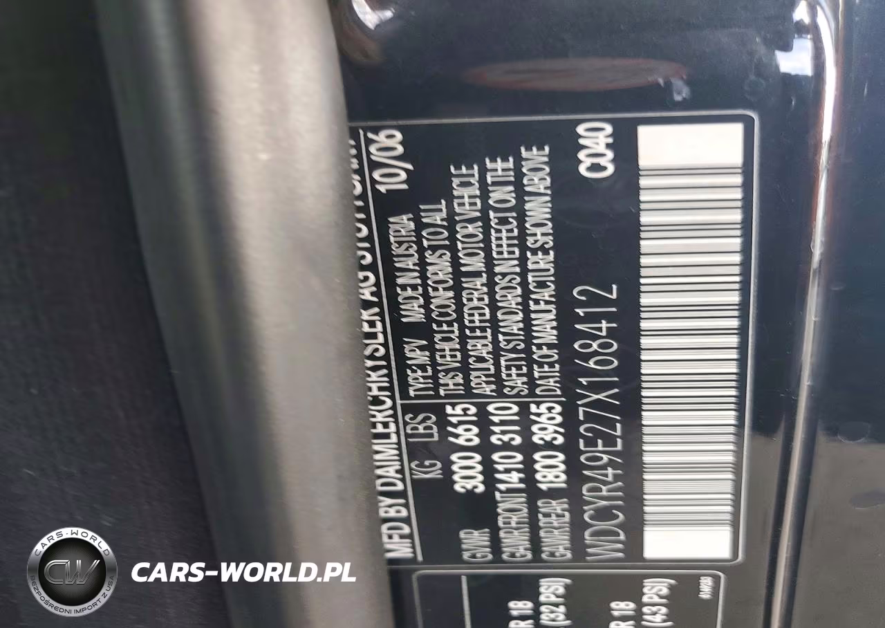 2007 Mercedes-Benz G 500 VIN:WDCYR49E27X168412 - 13