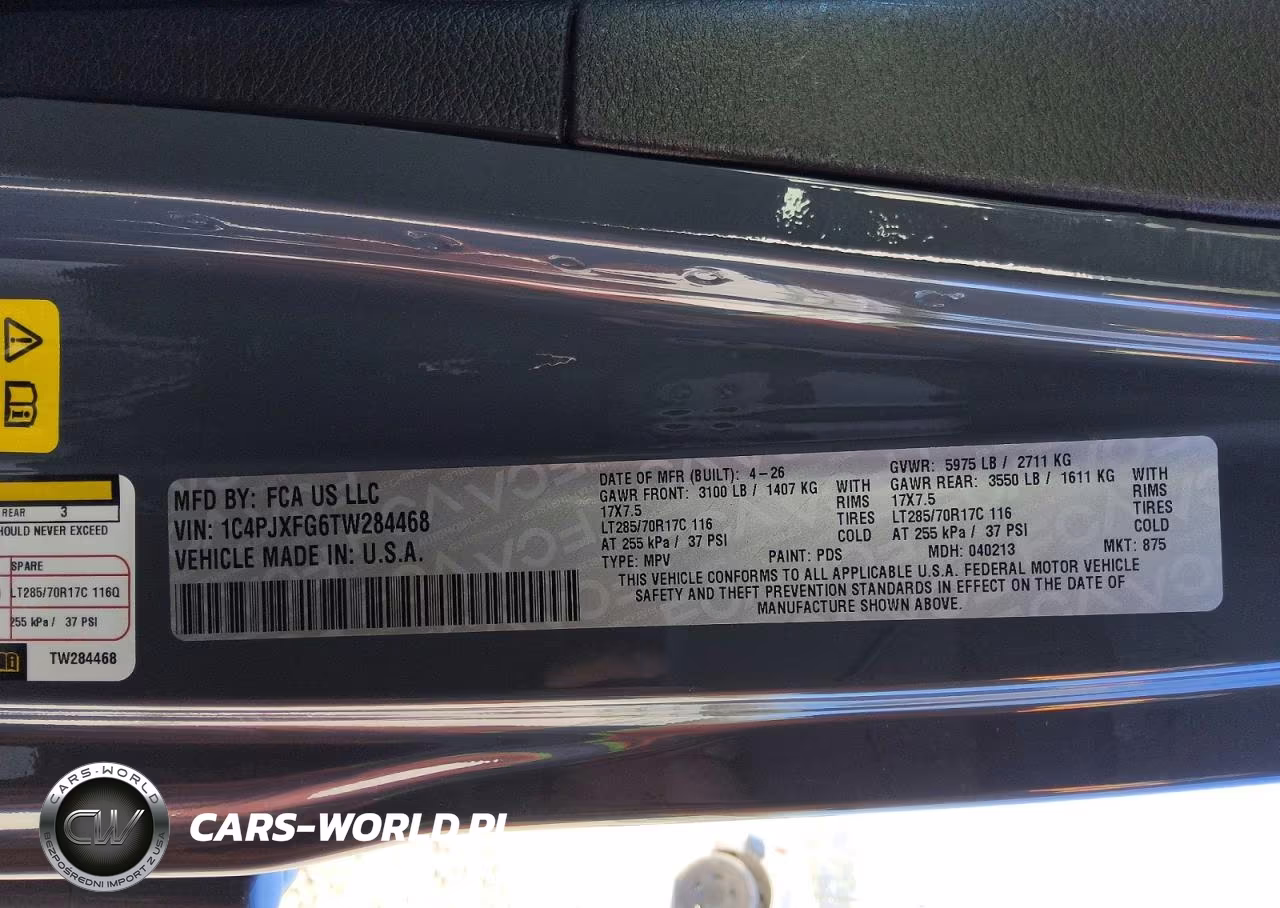 2026 Jeep Wrangler Rubicon VIN:1C4PJXFG6TW284468 - 14