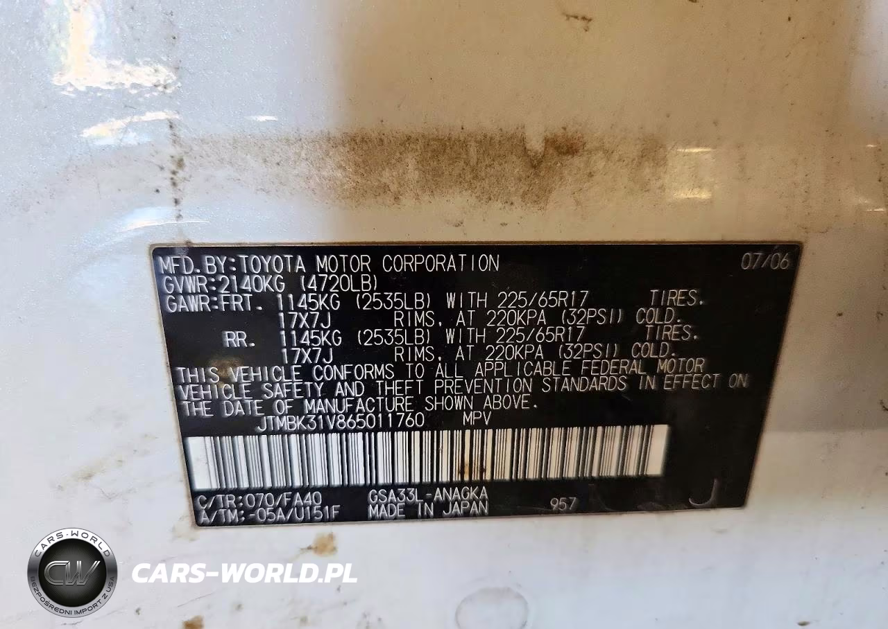 2006 Toyota Rav4 Limited VIN:JTMBK31V865011760 - 13