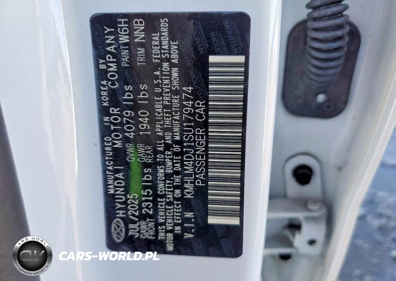 2025 Hyundai Elantra Blue VIN:KMHLM4DJ1SU179474 - 12