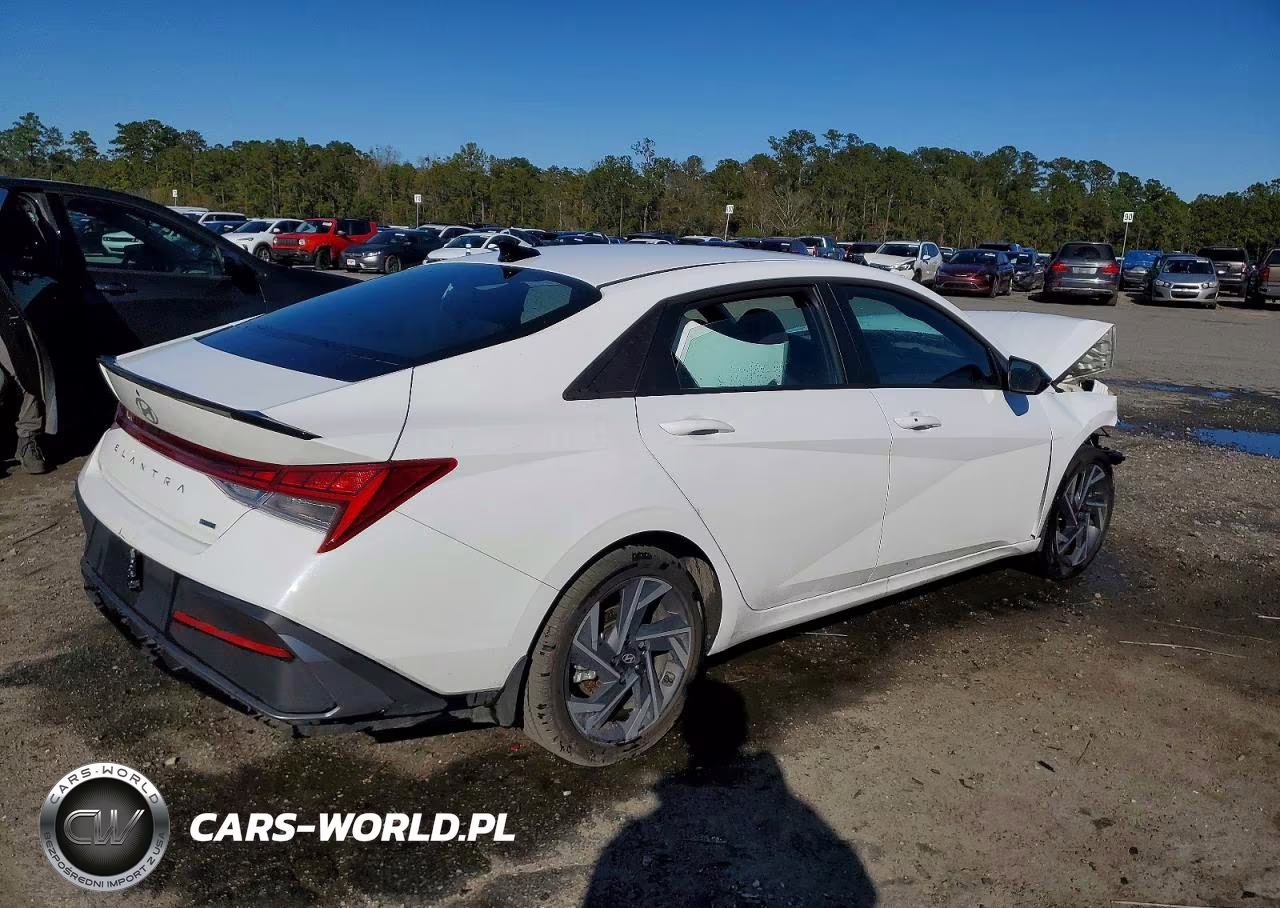 2025 Hyundai Elantra Blue VIN:KMHLM4DJ1SU179474 - 3