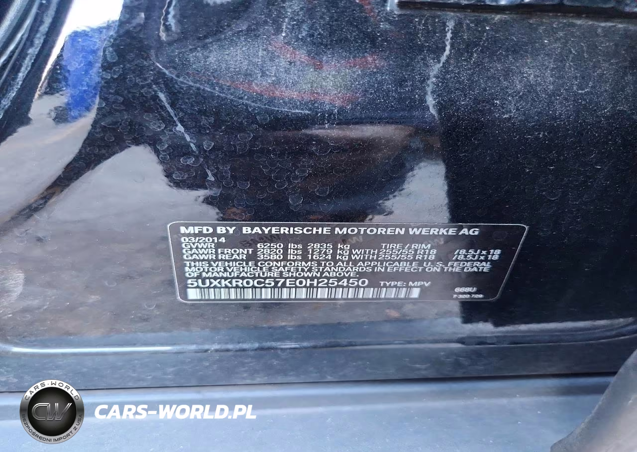 2014 BMW X5 VIN:5UXKR0C57E0H25450 - 12