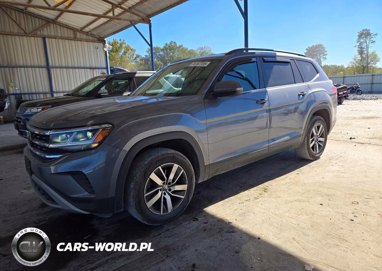 2021 Volkswagen Atlas Se VIN:1V2DP2CAXMC531285 - 1