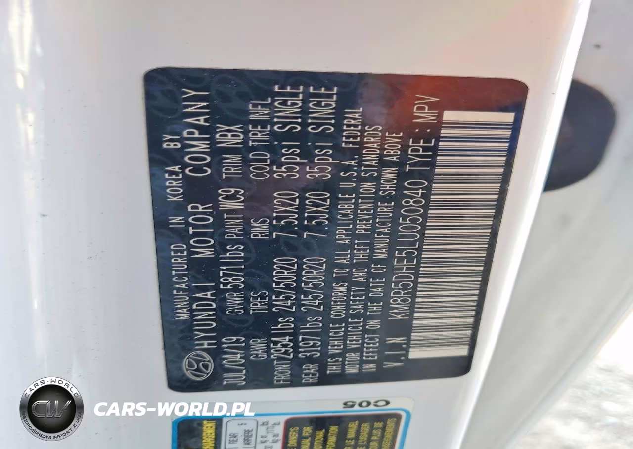 2020 Hyundai Palisade Limited VIN:KM8R5DHE5LU050840 - 13