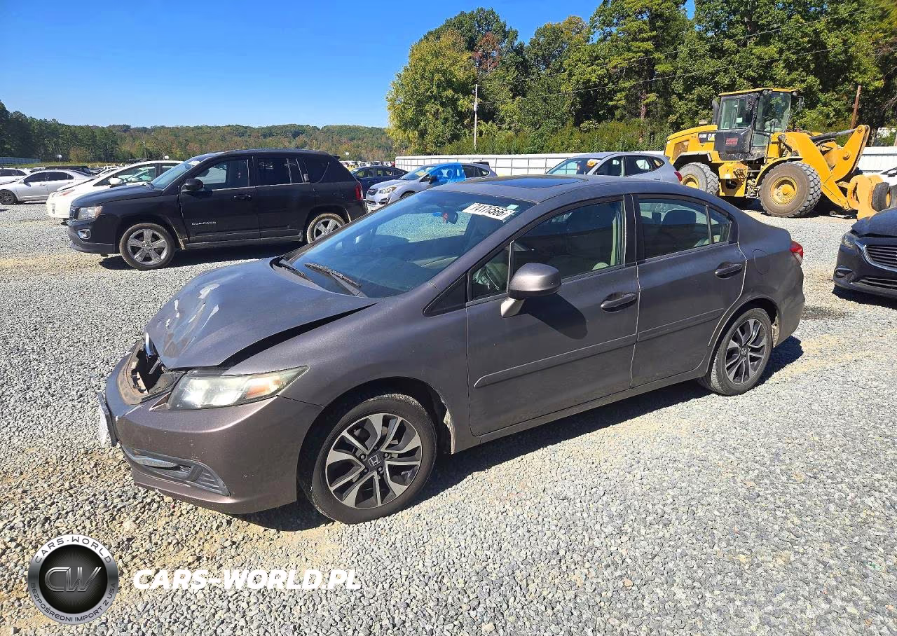 2013 Honda Civic Ex VIN:2HGFB2F83DH505935 - 1