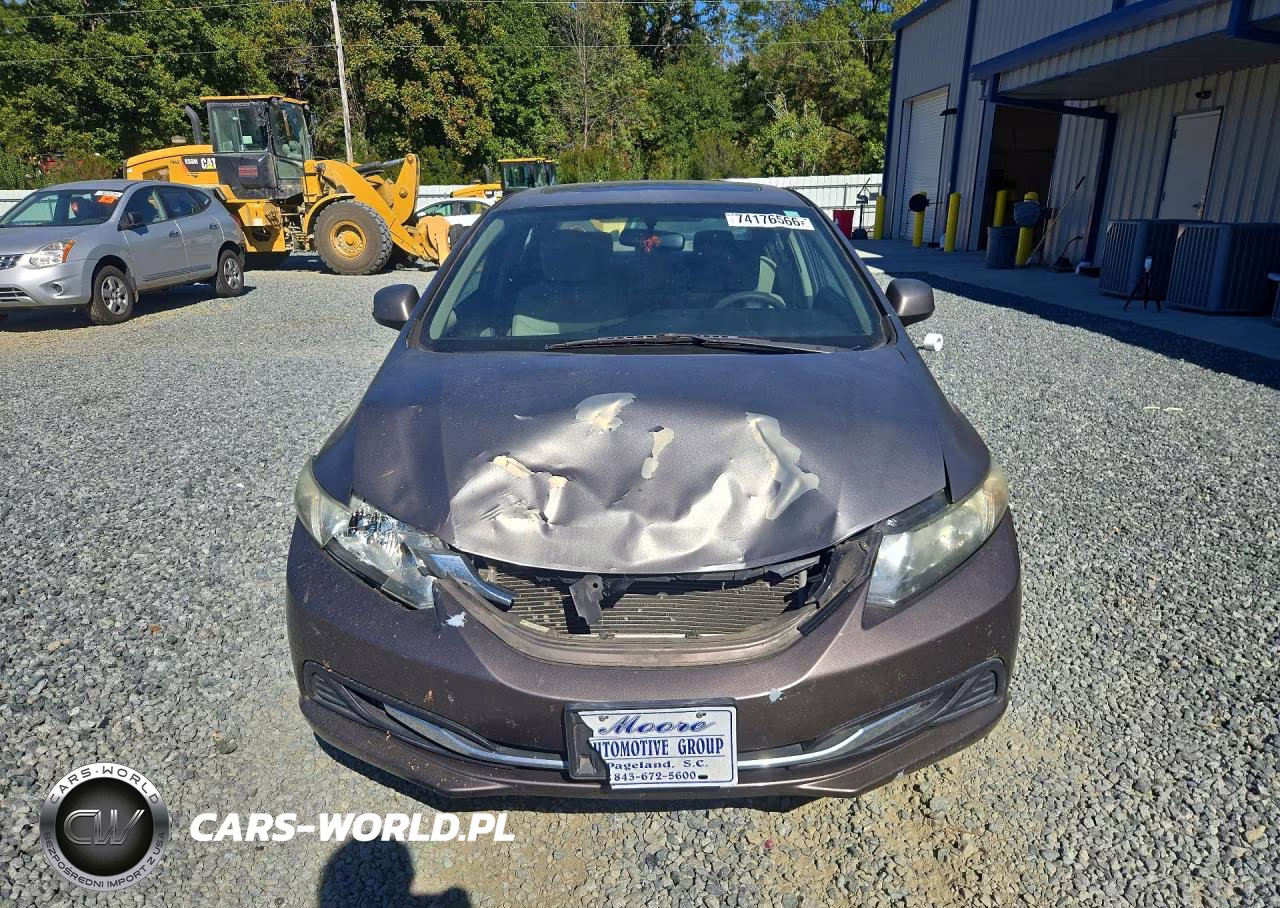 2013 Honda Civic Ex VIN:2HGFB2F83DH505935 - 5