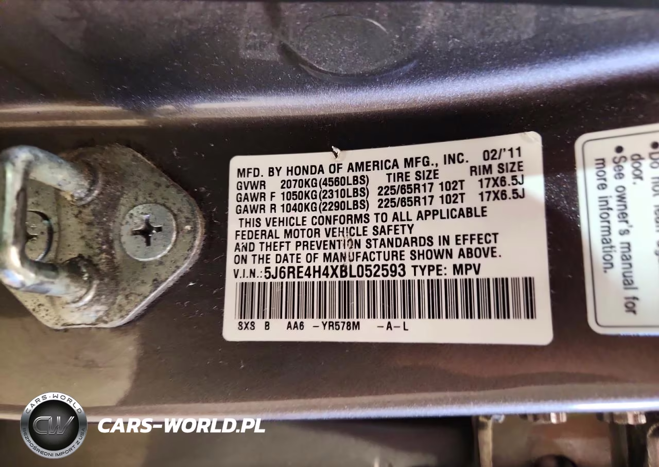 2011 Honda Cr-V Se VIN:5J6RE4H4XBL052593 - 13