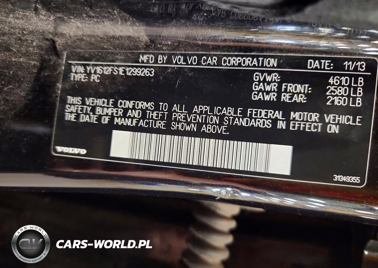 2014 Volvo S60 T5 VIN:YV1612FS1E1299263 - 12