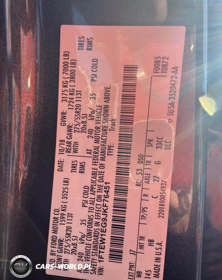 2018 Ford F150 Supercrew VIN:1FTEW1EG9JKF76451 - 10