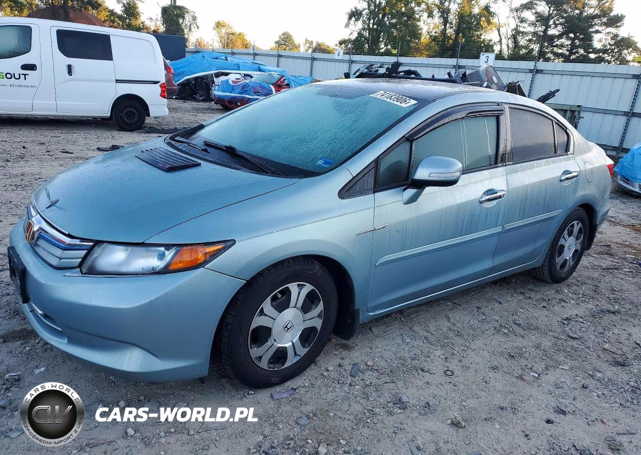 2012 Honda Civic Hybrid VIN:JHMFB4F23CS000019 - 1