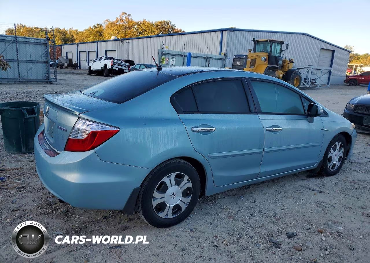 2012 Honda Civic Hybrid VIN:JHMFB4F23CS000019 - 3