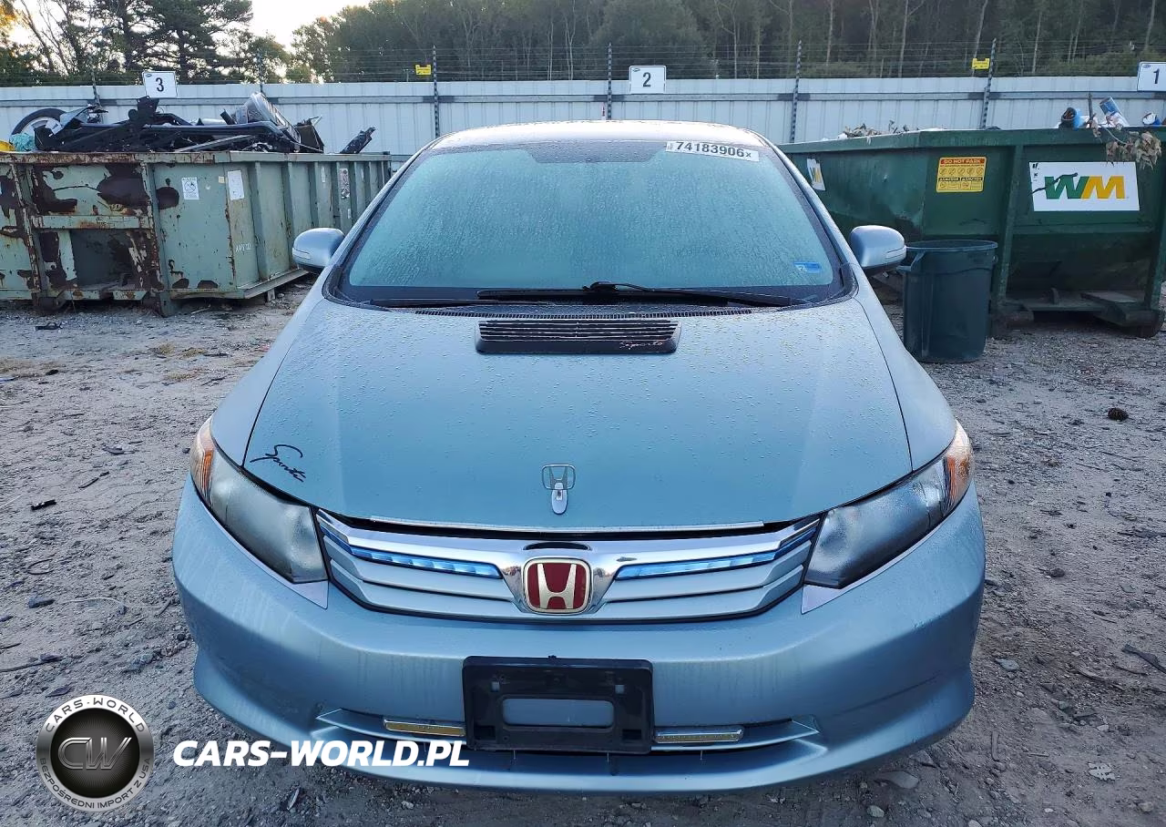 2012 Honda Civic Hybrid VIN:JHMFB4F23CS000019 - 5