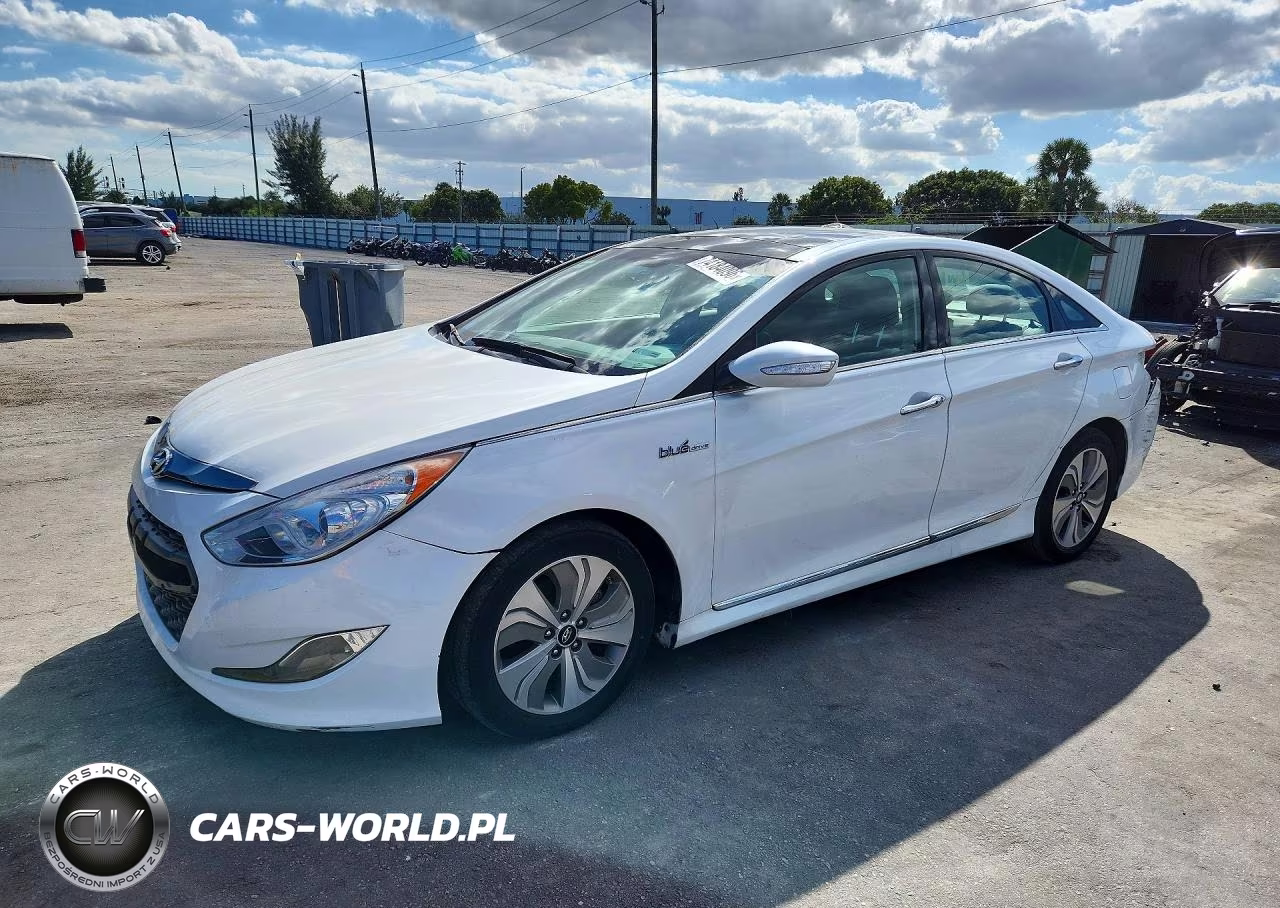 2015 Hyundai Sonata Hybrid Limited VIN:KMHEC4A46FA135424 - 1