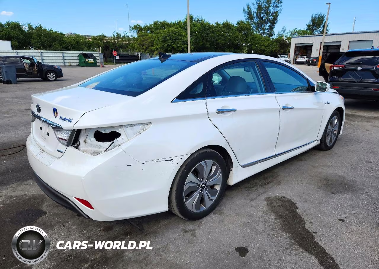 2015 Hyundai Sonata Hybrid Limited VIN:KMHEC4A46FA135424 - 3