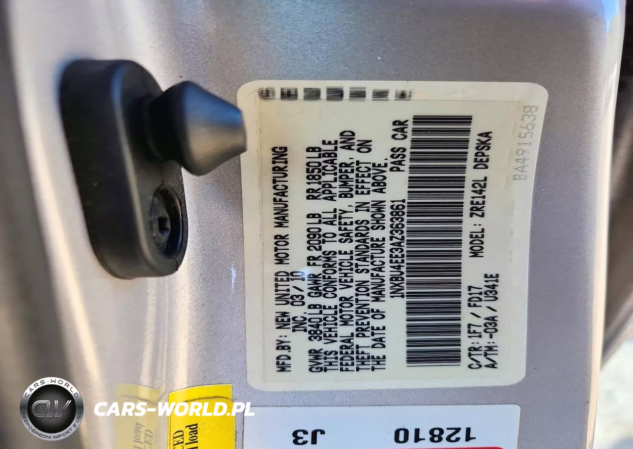 2010 Toyota Corolla S VIN:1NXBU4EE3AZ363861 - 12