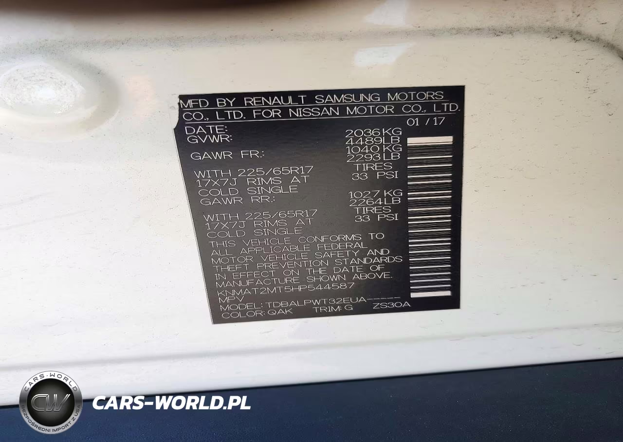 2017 Nissan Rogue S VIN:KNMAT2MT5HP544587 - 12