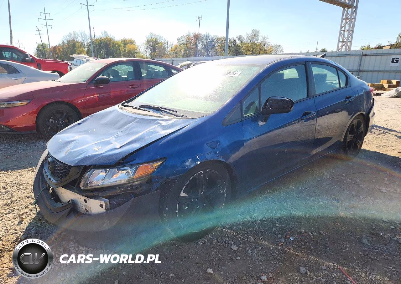 2014 HONDA CIVIC LX VIN:19XFB2F53EE039344 - 1