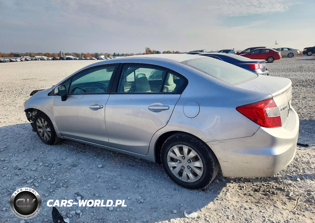 2012 Honda Civic Lx VIN:19XFB2F58CE011925 - 2