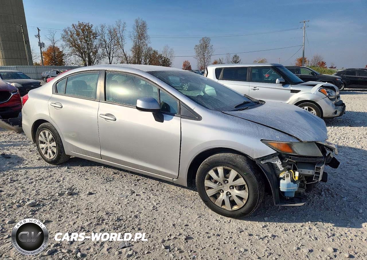 2012 Honda Civic Lx VIN:19XFB2F58CE011925 - 4