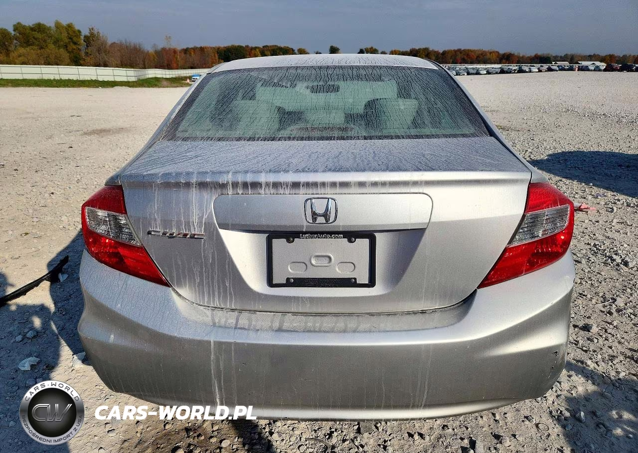 2012 Honda Civic Lx VIN:19XFB2F58CE011925 - 6