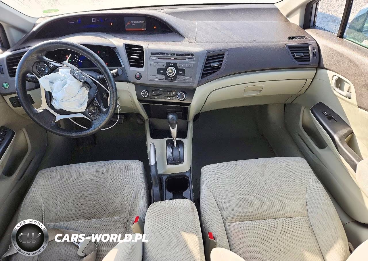 2012 Honda Civic Lx VIN:19XFB2F58CE011925 - 8