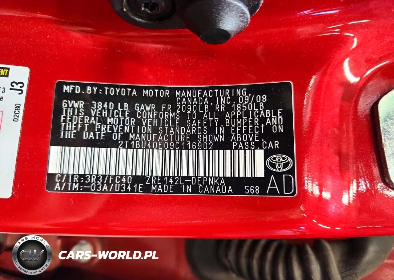 2009 Toyota Corolla Xle VIN:2T1BU40E09C116902 - 12