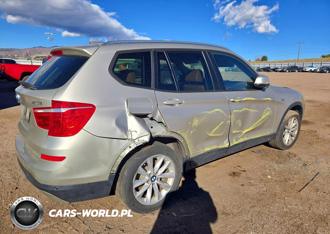 2015 BMW X3 xDrive28D VIN:5UXWY3C50F0E95760 - 3